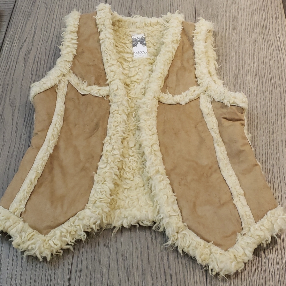 Zara Sheppard Faux Suade Vest